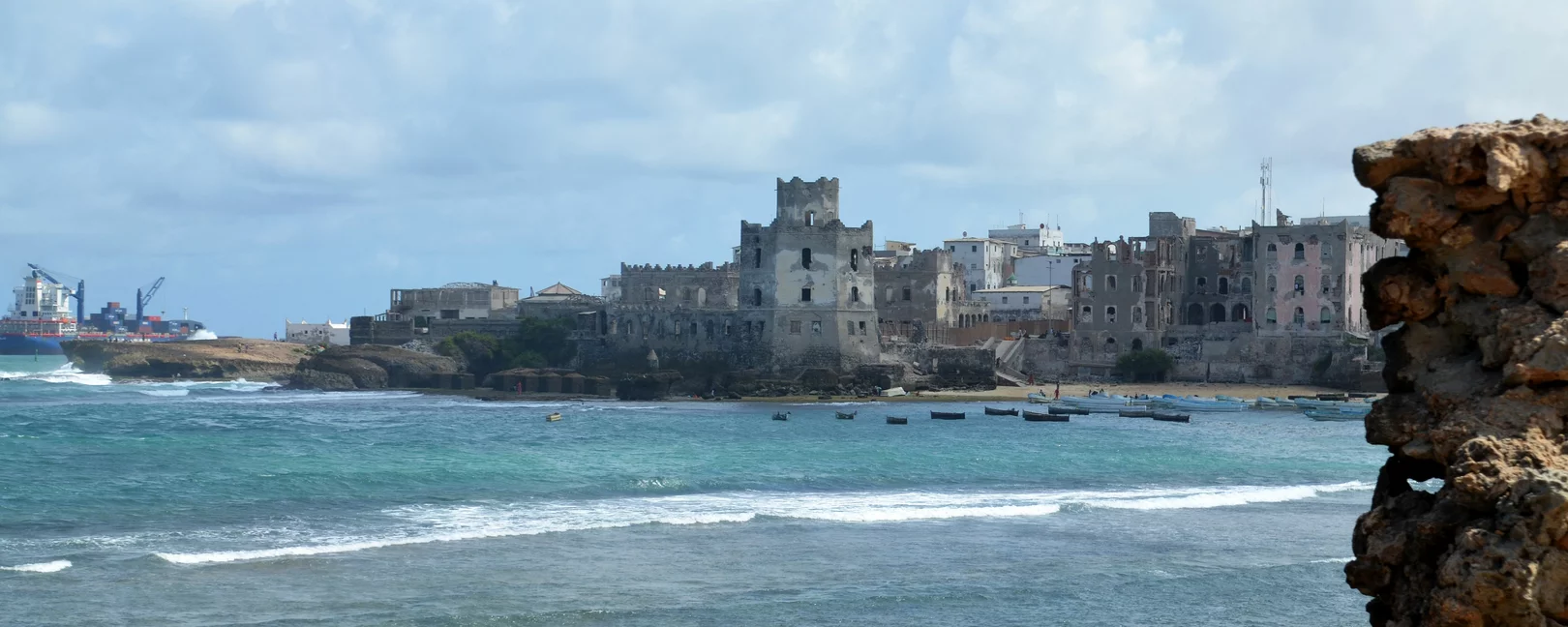 Secondo Lido Beach, Mogadishu Old Port, Somalia