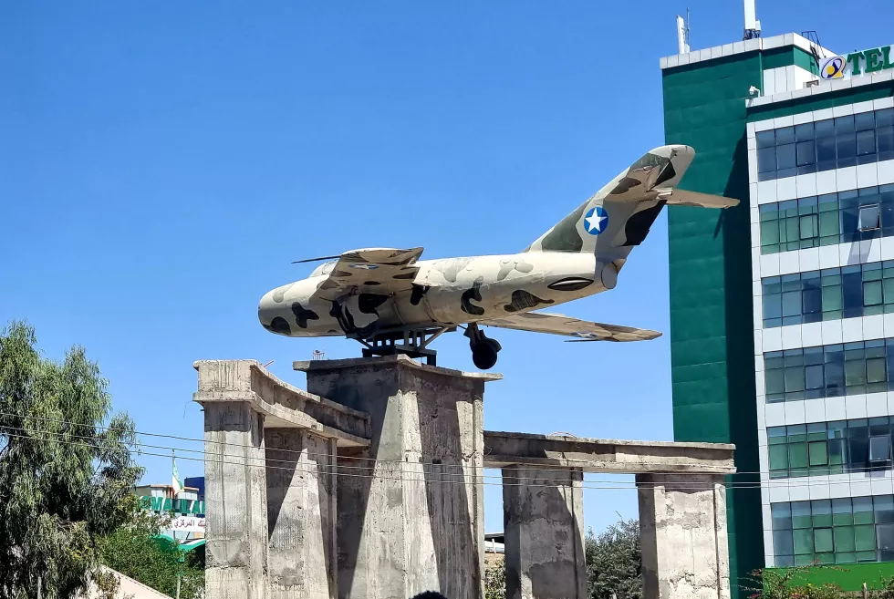 Memorial of the 1988 bombing of Hargeisa (Somaliland) by the Somali airforce.