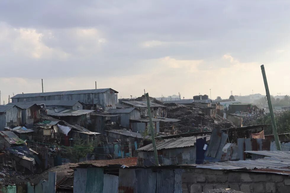 Demolished houses in Bridgit's area