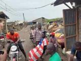 Aliu* aka Mr Bushman on a motorbike